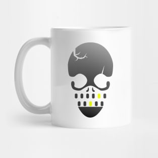 Golden Tooth Skull Mug